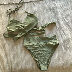 Aerie High-Waisted Cheeky Bikini